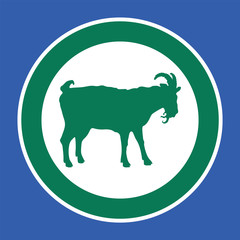 Place goat sign.