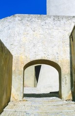 Tor der Festung der Stadt Calvi, Korsika, Frankreich, Europa