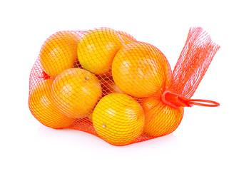 orange on white background