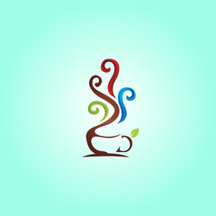 Obraz premium Cup Coffee Logo