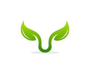 Obraz premium Leaf logo
