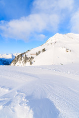 Winter scenery of Obertauern ski resort, Austria