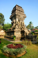 Fototapeta na wymiar Kidal - a Hindu temple situated in the Rejokidal village in the Tumpang district of East Java, 