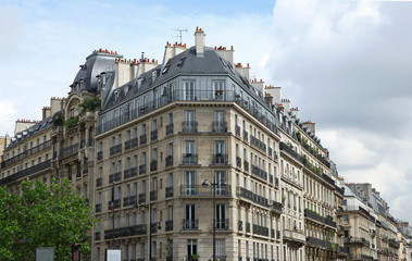 Obraz na płótnie Canvas Immeuble parisien