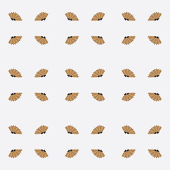 Vector Seamless geometry pattern flower, Abstract geometric background, print, retro texture, fashion design