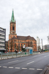 Fototapeta na wymiar Johanneskirche Düsseldorf
