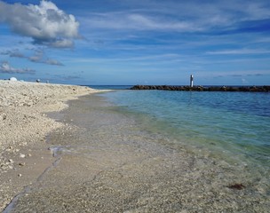 Strand von Key West in Florida