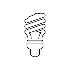 Light bulb icon. Vector.