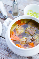 soup with pork