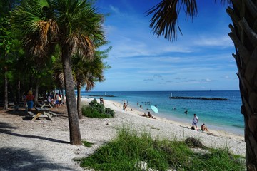 Strand von Key West in Florida
