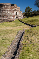 Ruins of the old indian town of Calixtlahuaca, Mexico