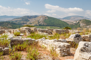 Ruins of the ancient city of Segesta, Sicily, Italy