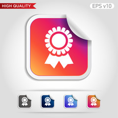 Award icon. Button with award icon. Modern vector.