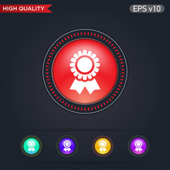 Award icon. Button with award icon. Modern vector.