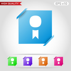 Award icon. Button with award icon. Modern vector.