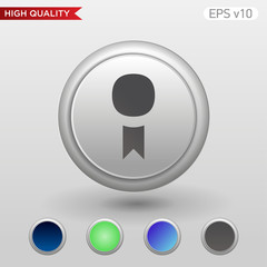 Award icon. Button with award icon. Modern vector.