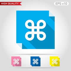 Logo icon. Button with logo icon. Modern vector.