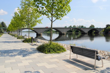 Schwedt, Uferpromenade