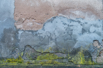 Schäden an Hauswand