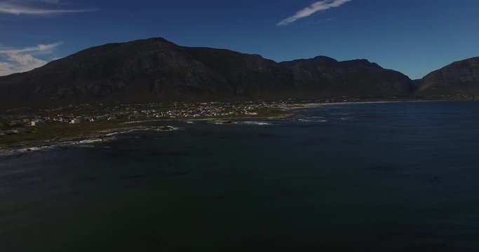 Aerial of Betty Bay south Africa