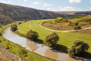Landscape in Old Orhei region, Moldova