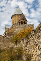 Fototapeta na wymiar Medieval castle of Ananuri, Georgia