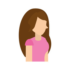 people casual woman icon image, vector illustration