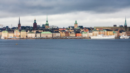 Fototapeta na wymiar panorama of Stockholm city (Galma Stan)