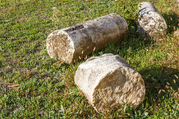 Ruins of the ancient city of Tegea, Peloponnese, Greece