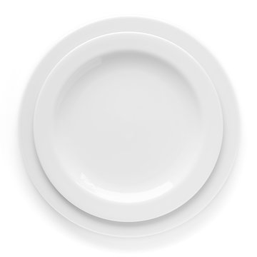 Basic white plates