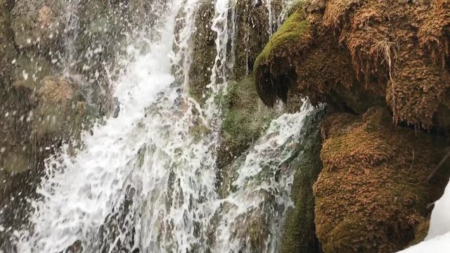nadide şelale dokusu & mistik bozulmamış şelale