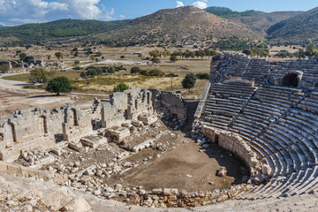 Naklejka premium Ruins of the ancient Lycian city Patara, Turkey