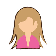 people woman profile icon image, vector illustration design