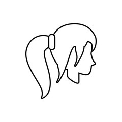 people casual woman icon image, vector illustration