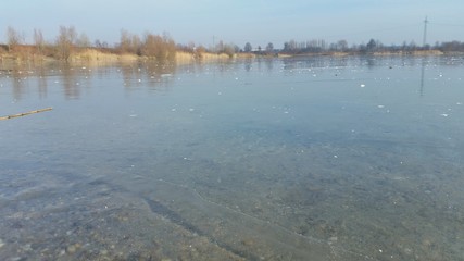 Eis - gefrorener See