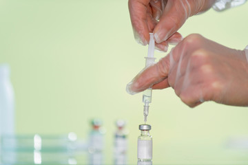Preparing vaccine