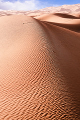Fototapeta na wymiar Dune in Merzouga