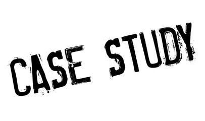 Case Study rubber stamp. Grunge design with dust scratches. Effects can be easily removed for a clean, crisp look. Color is easily changed.