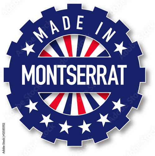 Download "Made in Montserrat flag color stamp" Stock image and ...