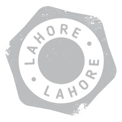 Obraz na płótnie Canvas Lahore stamp. Grunge design with dust scratches. Effects can be easily removed for a clean, crisp look. Color is easily changed.