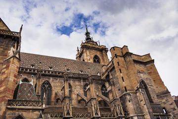 Colmar cathedral in France.