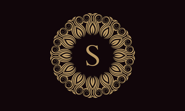 S Letter Crest Logo