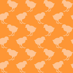 Tiling spring background. Holiday wrapping paper, vector design