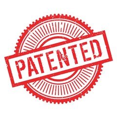 Patented stamp. Grunge design with dust scratches. Effects can be easily removed for a clean, crisp look. Color is easily changed.