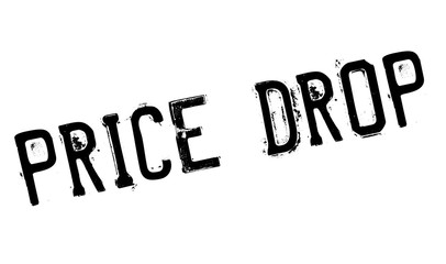 Price drop stamp. Grunge design with dust scratches. Effects can be easily removed for a clean, crisp look. Color is easily changed.