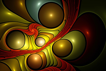 Abstract  Swirl Background - Fractal Art