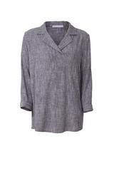 Grey women's blouse isolated on white background - 135859384