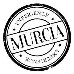 Murcia stamp. Grunge design with dust scratches. Effects can be easily removed for a clean, crisp look. Color is easily changed.