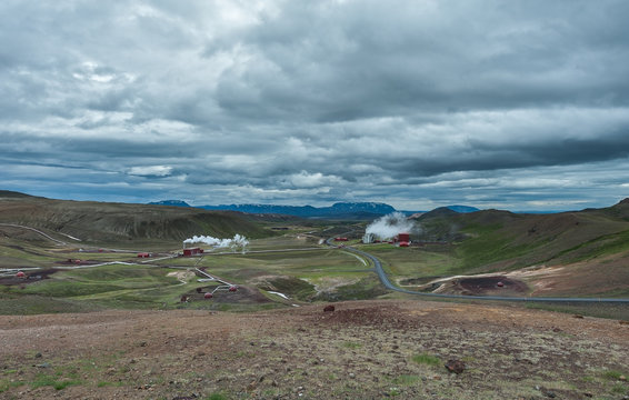 Due To The Geological Location Of Iceland, The High Concentration Of Volcanoes In The Area Is Often An Advantage In The Generation Of Geothermal Energy, The Heating And Making Of Electricity.