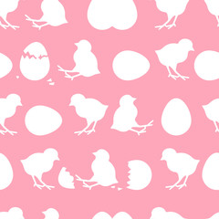 Tiling spring background. Holiday wrapping paper, vector design